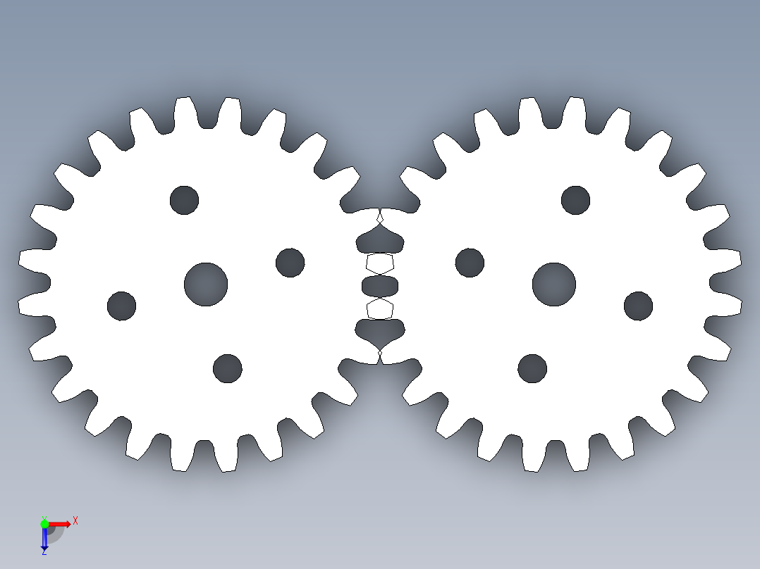 蝴蝶仿生设计俯视图