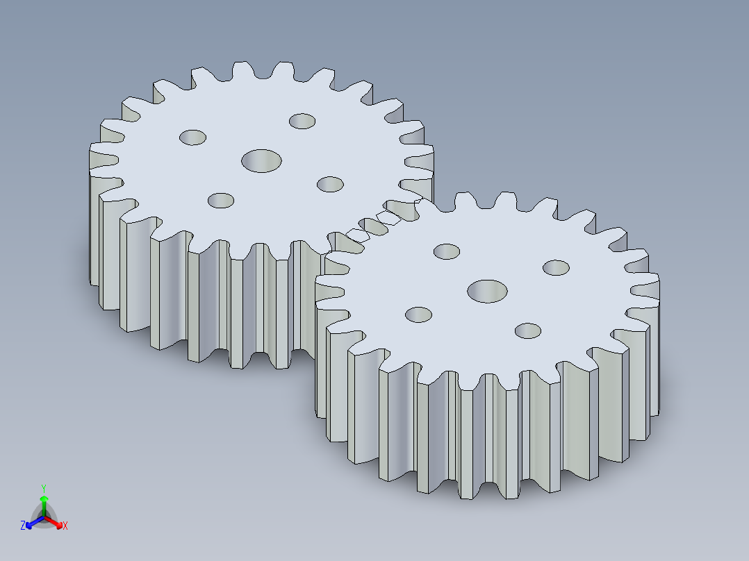 蝴蝶仿生设计正等轴测图