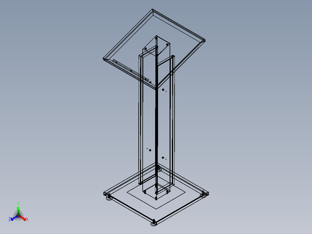 控制台 操作台vpl002v1-lectern-1839-模型格式为 stp igs