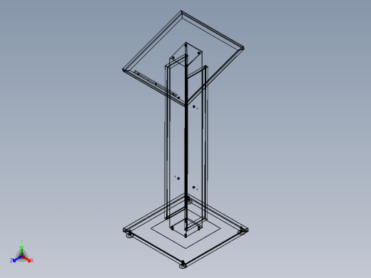 控制台 操作台vpl002v1-lectern-1839-模型格式为 stp igs