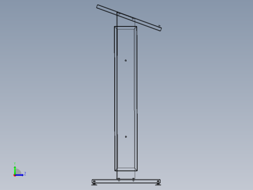 控制台 操作台vpl002v1-lectern-1839-模型格式为 stp igs左视缩略图