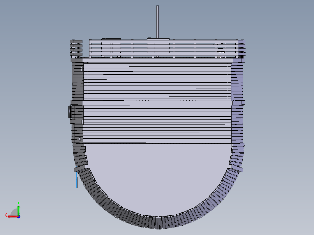 采石（30+米长）货船 stp后视图