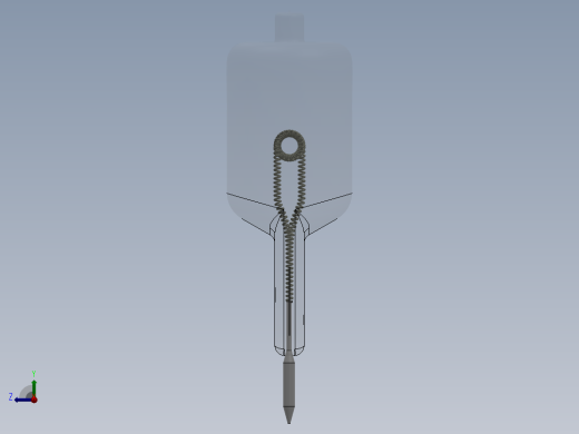 光学仪器用灯泡 3D模型SolidWorks三维设计图右视缩略图