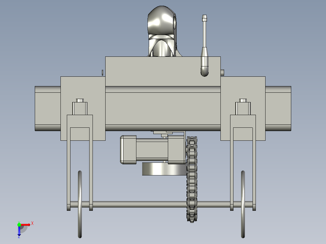 遥控智能清污机器人俯视图