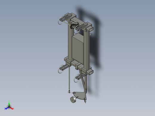 遥控智能清污机器人正等轴测缩略图