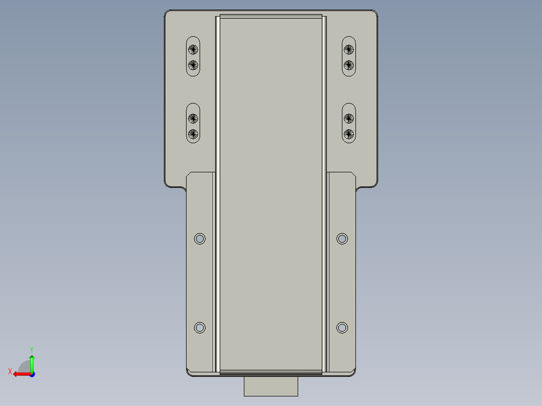 KK86-带联轴器反折马达组后视图