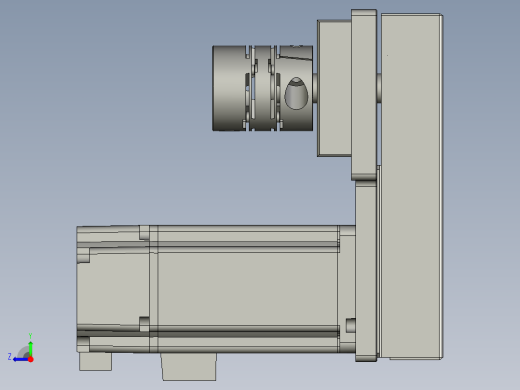 KK86-带联轴器反折马达组右视缩略图