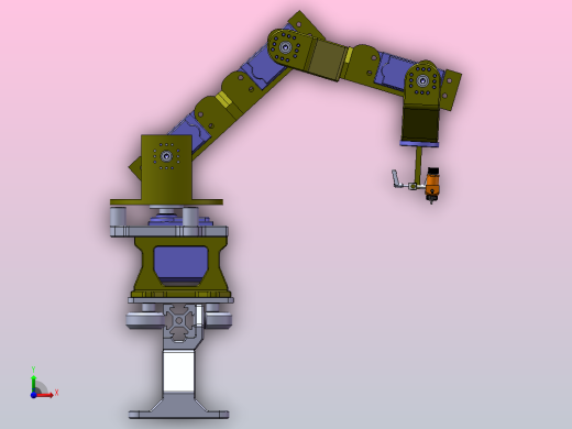 喷涂机械臂机器人前视缩略图