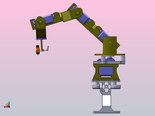 喷涂机械臂机器人后视缩略图