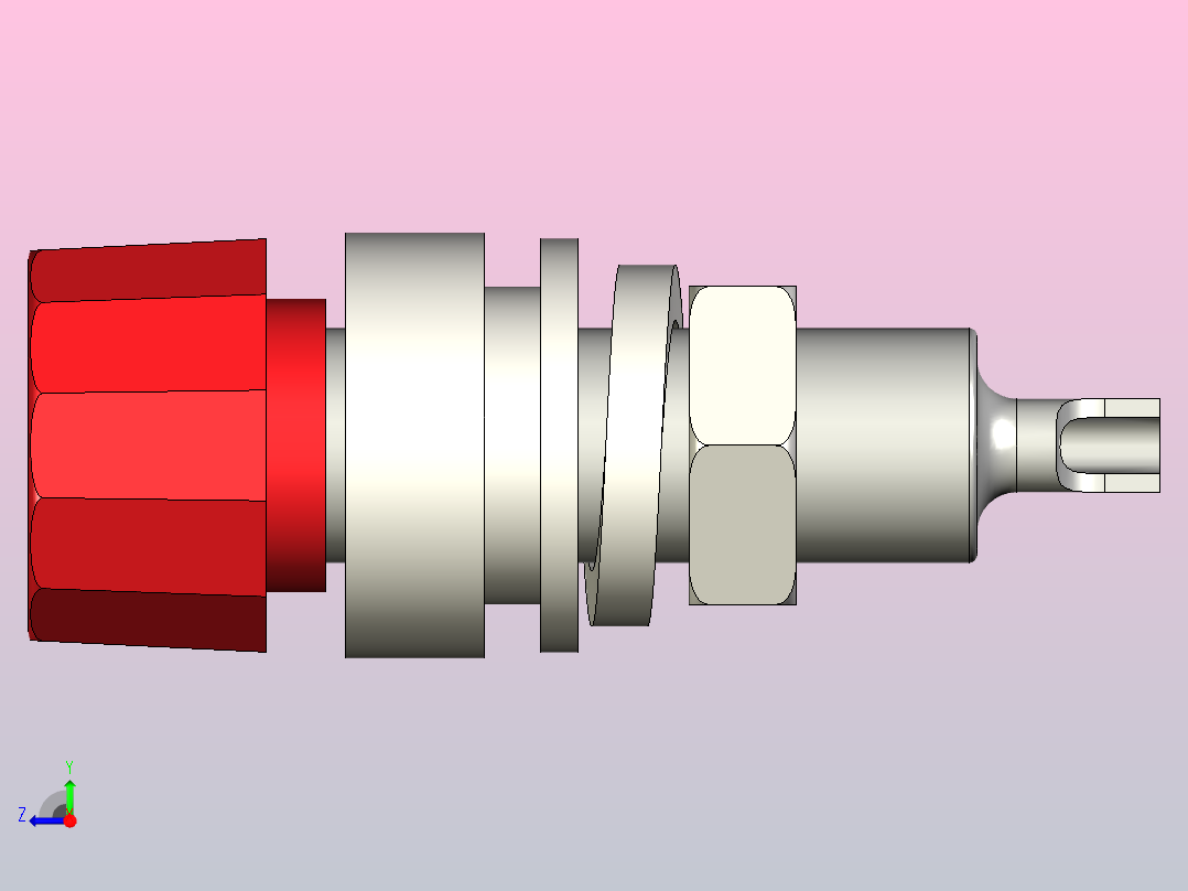 香蕉母头连接器右视图