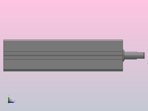 薄型气缸HSDAT系列[HSDATS-25-30-30]左视缩略图