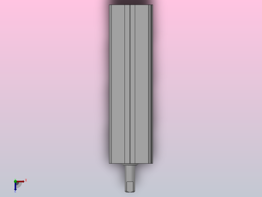 薄型气缸HSDAT系列[HSDATS-25-30-30]俯视缩略图