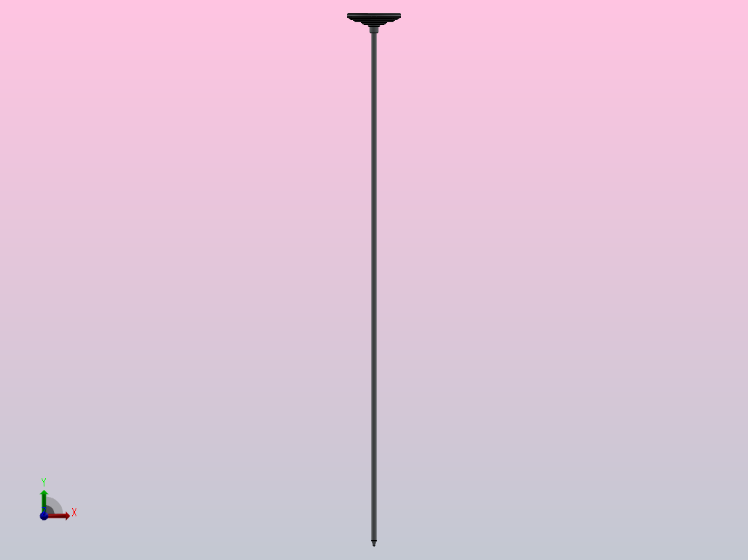 堆肥温度计前视图