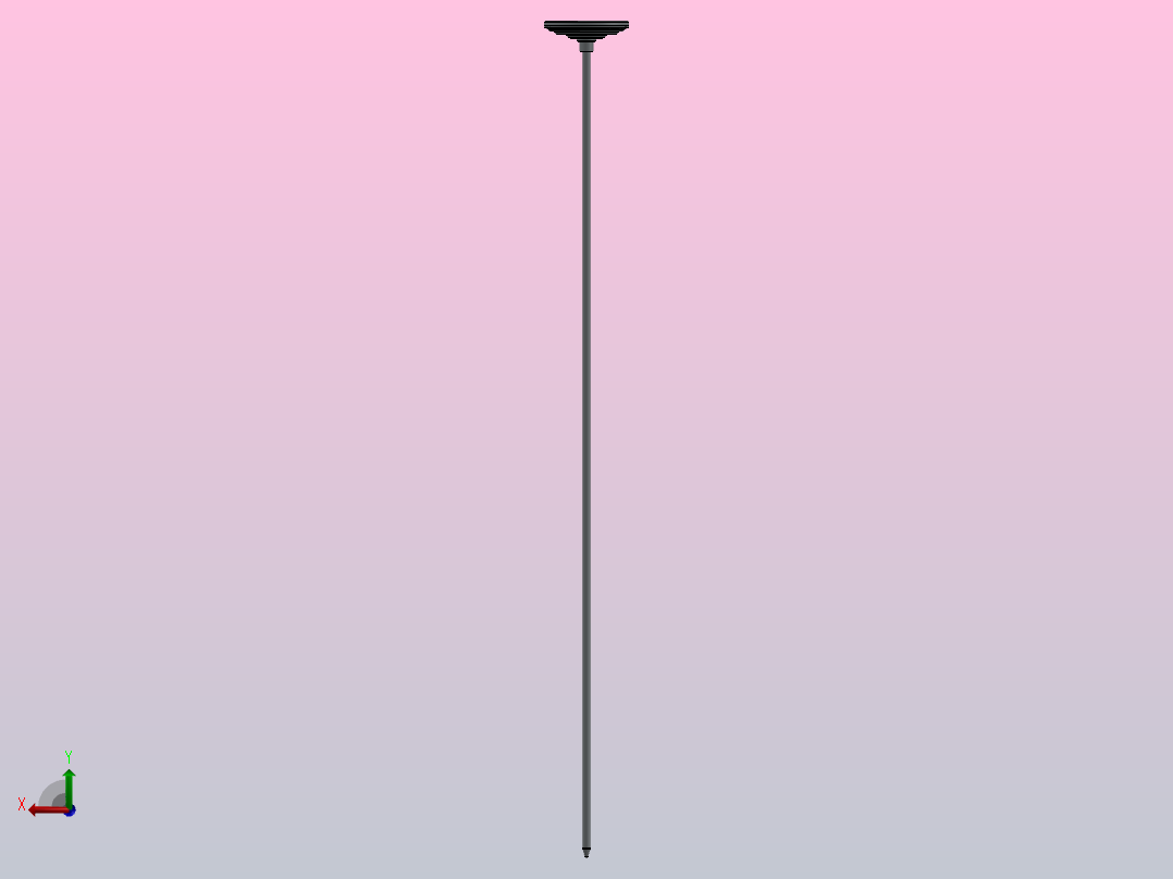 堆肥温度计后视图