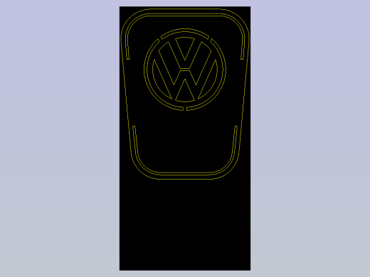 带标志的中控台