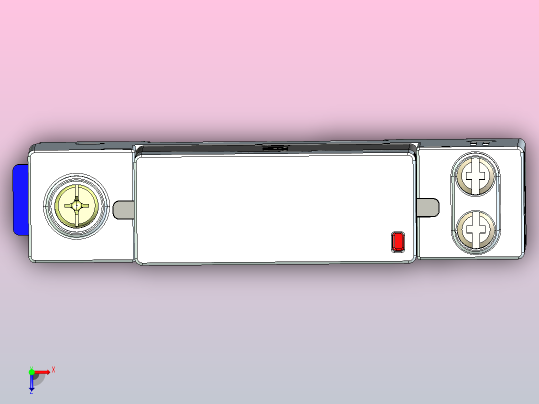 NXU-III电涌保护器三维模型202307俯视图