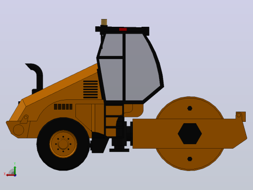 BMD512现代压路机后视缩略图