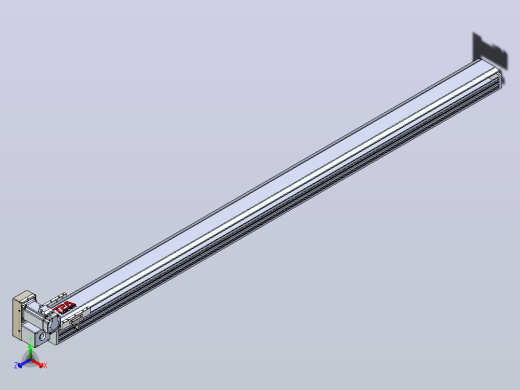 皮带直线轴半封闭可选导轨TPA-HNB-120D-110-L1800-LU-C-P40-N3