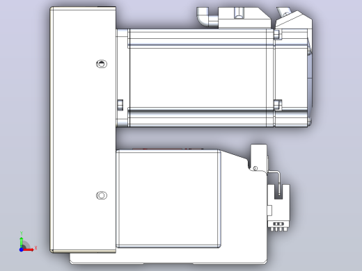 皮带直线轴半封闭可选导轨TPA-HNB-120D-110-L1800-LU-C-P40-N3前视缩略图