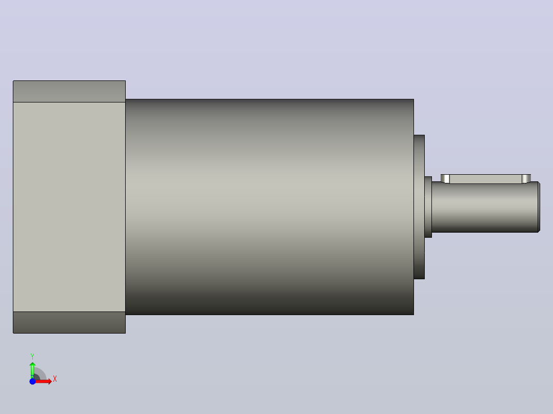 间隙减速器gearbox_gbx060016k_gbk_060_070_3_f前视图