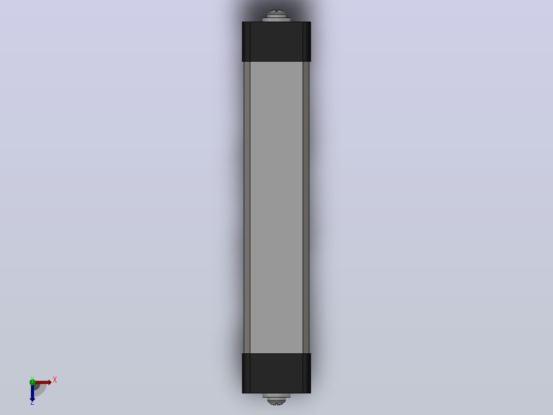 带防护带和防护端盖的滚珠导轨SNS[SNS R1605 763 31 156mm]俯视图