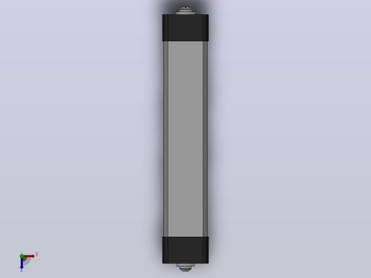 带防护带和防护端盖的滚珠导轨SNS[SNS R1605 763 31 156mm]俯视缩略图
