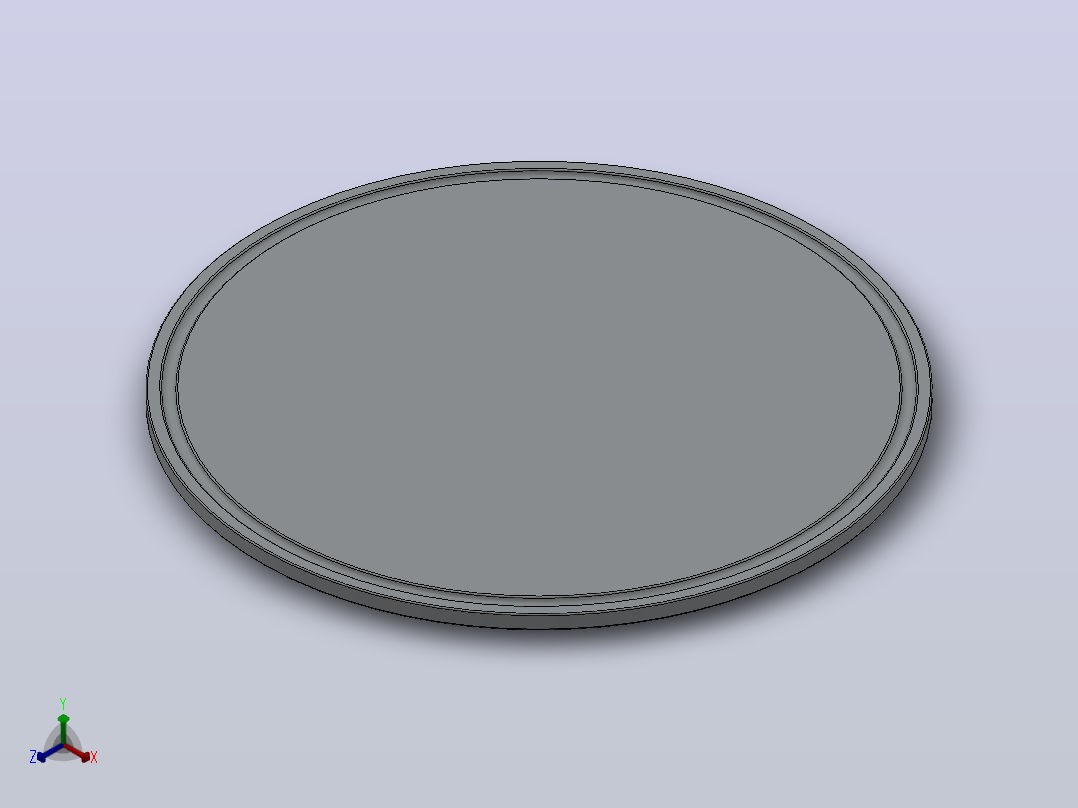 16AMP卡箍盲板[1516001-000500]主视图