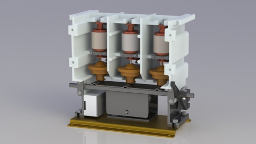 真空接触器_3TL8西门子-中压，7.2KV  400A，110-250V交流DC电磁线圈，30-50ms机械闭合闩锁，辅助开关触点缩略图