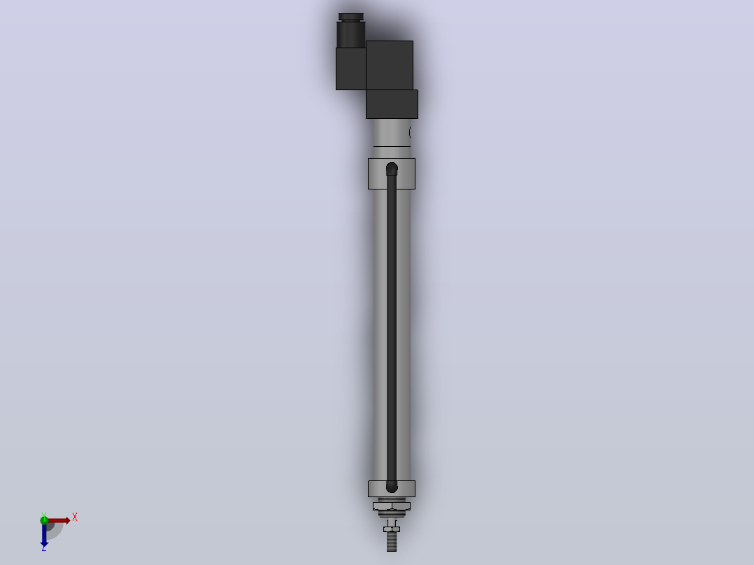 10Y-1V系列小型气缸(带阀型)[10Y-1VSD20N200A8-SD]俯视图