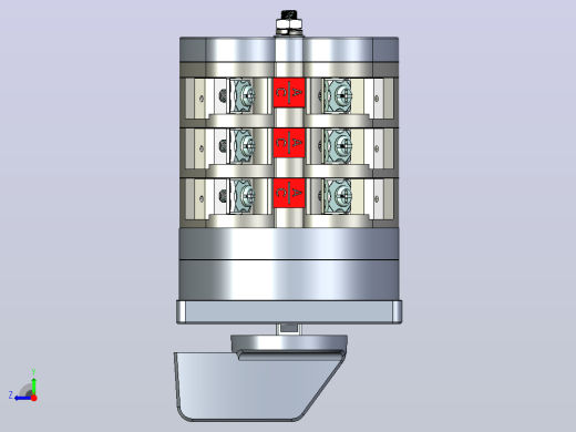 LW5D-16-3万能转换开关三维模型202011右视缩略图