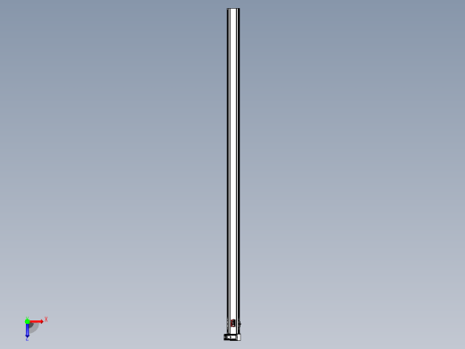 皮带直线轴半封闭可选导轨TPA-HNB-120D-110-L2900-RU-C-P40-N3俯视缩略图