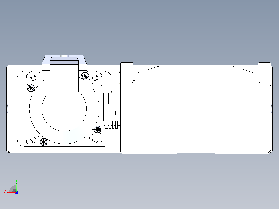 日规模组半封闭丝杆TPA-HNR-120D-1610C-L450-MR-C-P40-N3后视图