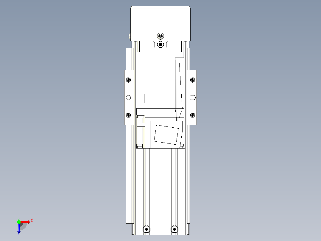 钢基模组TPA-KNR-5002C-150A1-MU-H1S0俯视图