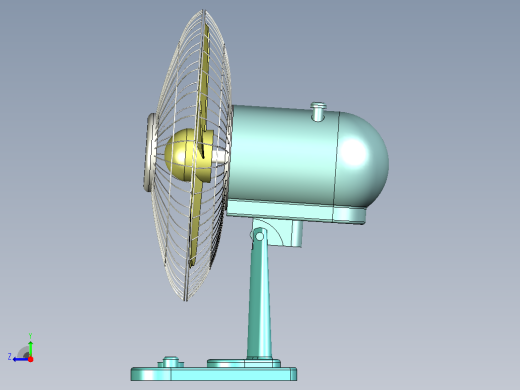 小风扇3D右视缩略图