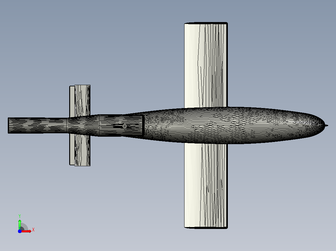 german-flying-bomb飞机前视图