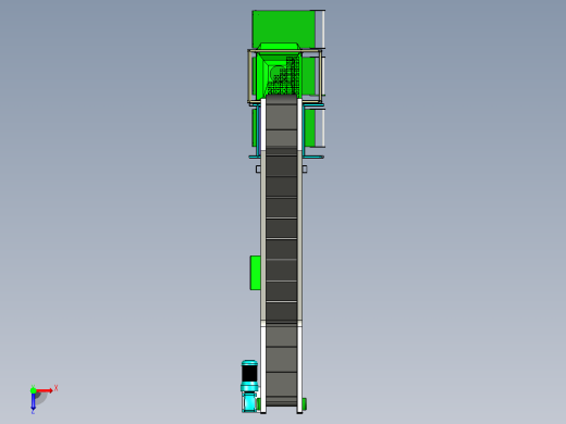 分离器分离设备separator-foundry-模型格式为 x-t stl俯视缩略图