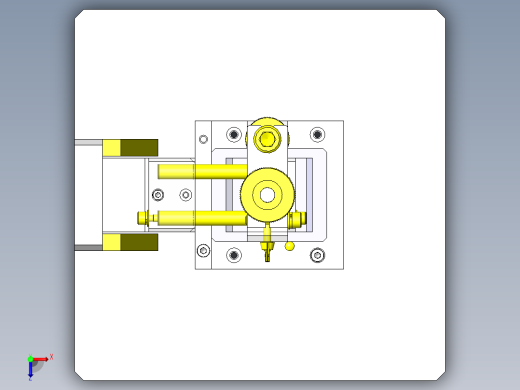 工件高度判定夹具俯视缩略图