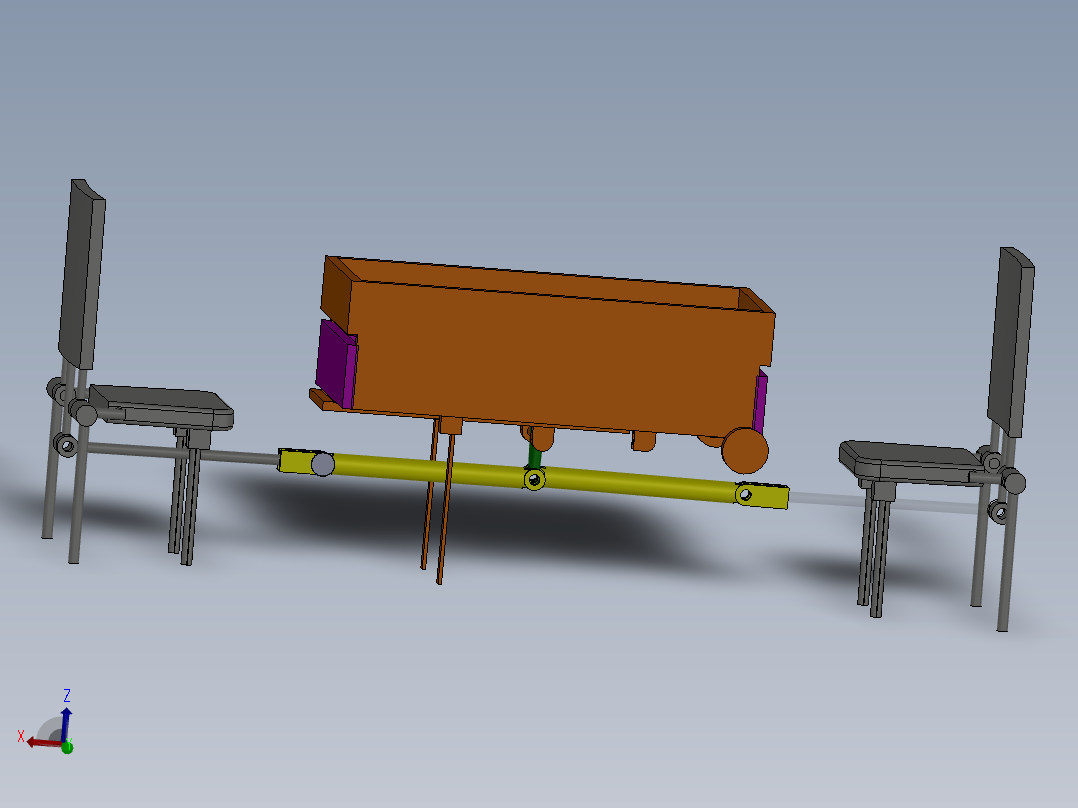 多功能行李箱的设计（cad+pro+说明书）