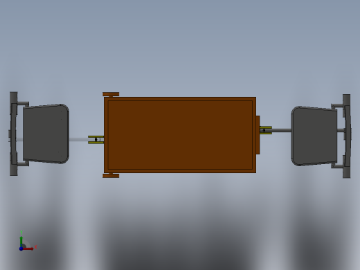 多功能行李箱的设计（cad+pro+说明书）前视缩略图