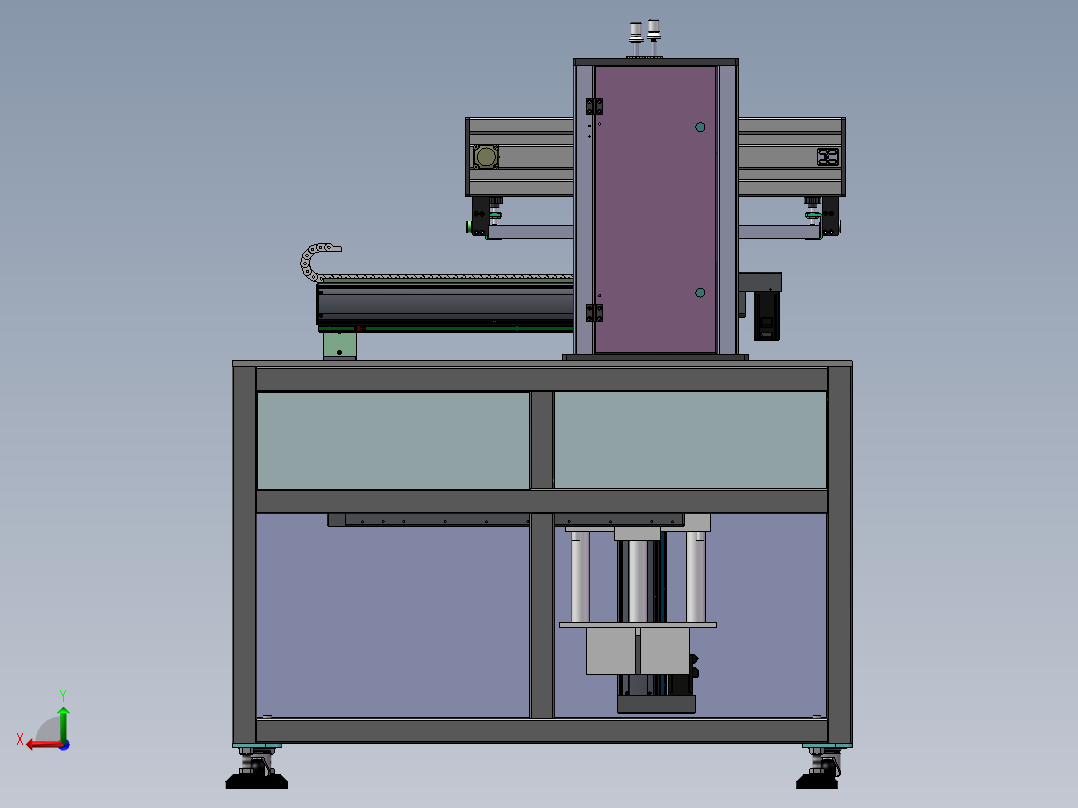 薄板平面丝印设备 sw14可编辑后视图
