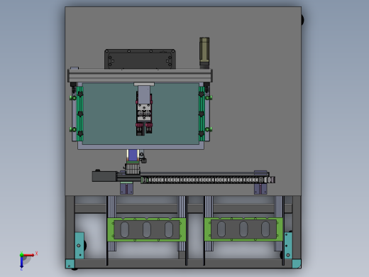 薄板平面丝印设备 sw14可编辑俯视缩略图