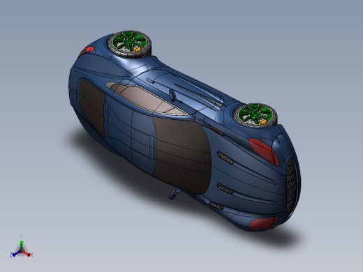 阿斯顿马丁跑车_1933正等轴测缩略图