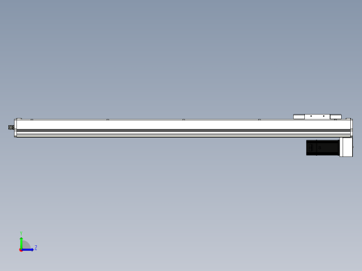 Toyo东佑达直线模组-ECH14-1050-BM-200W+煞車左视缩略图