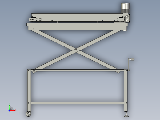 输送带用于堆积零件前视缩略图