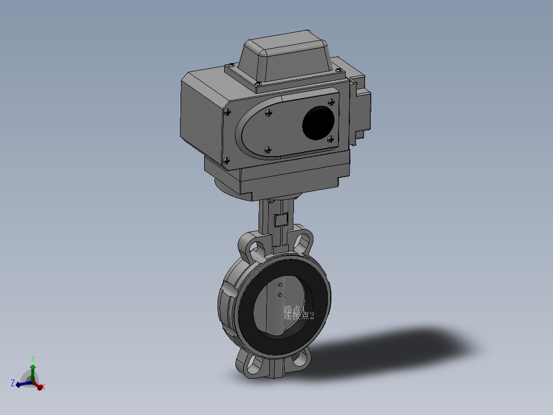 对夹式电动蝶阀-316L DN50-DN400
