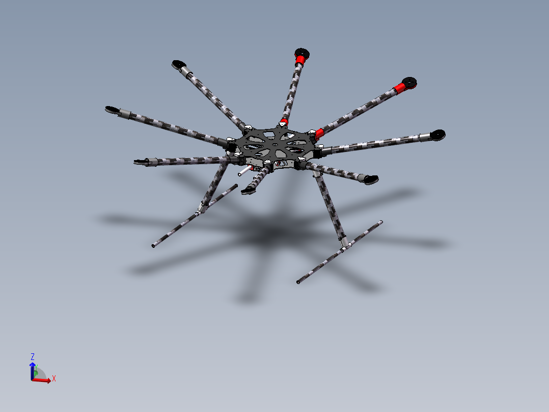 大疆DJI S1000图纸主视图