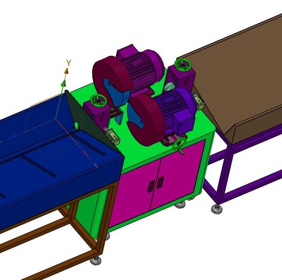 全自动圆管小型钢管除锈机