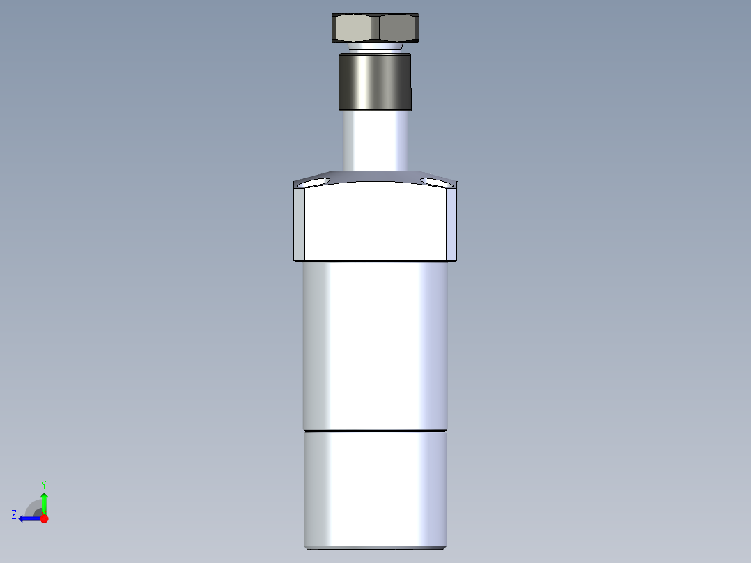 KOSMEKLHA0400-SLN_R01多系列多零件图纸模型右视图