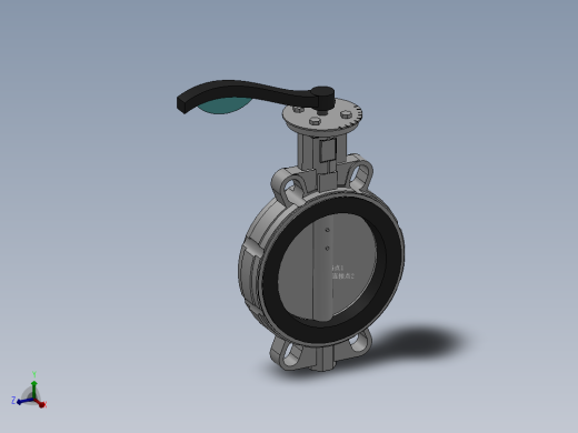 对夹式手动蝶阀-304 DN50-DN600