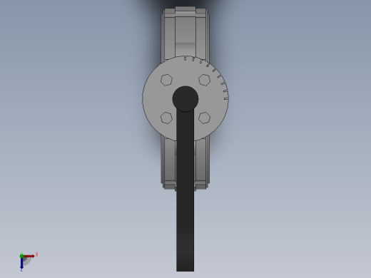 对夹式手动蝶阀-304 DN50-DN600俯视缩略图